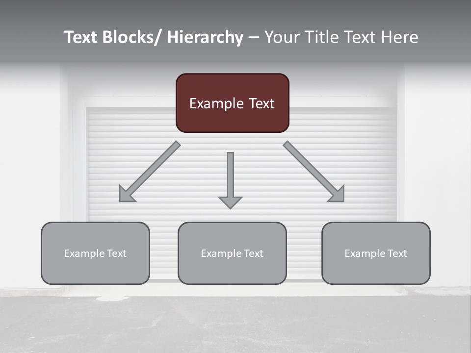 Panel Asphalt Cement PowerPoint Template