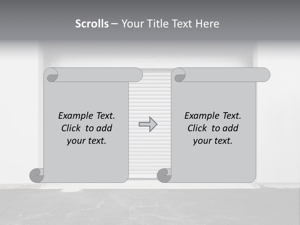 Panel Asphalt Cement PowerPoint Template