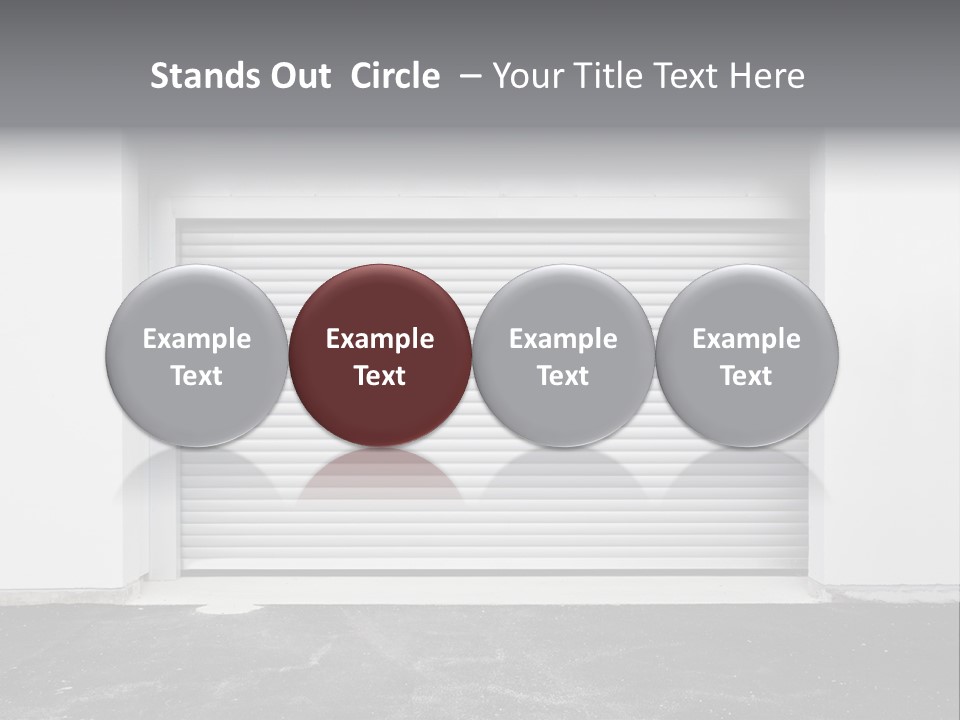 Panel Asphalt Cement PowerPoint Template