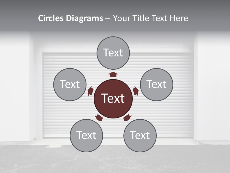 Panel Asphalt Cement PowerPoint Template