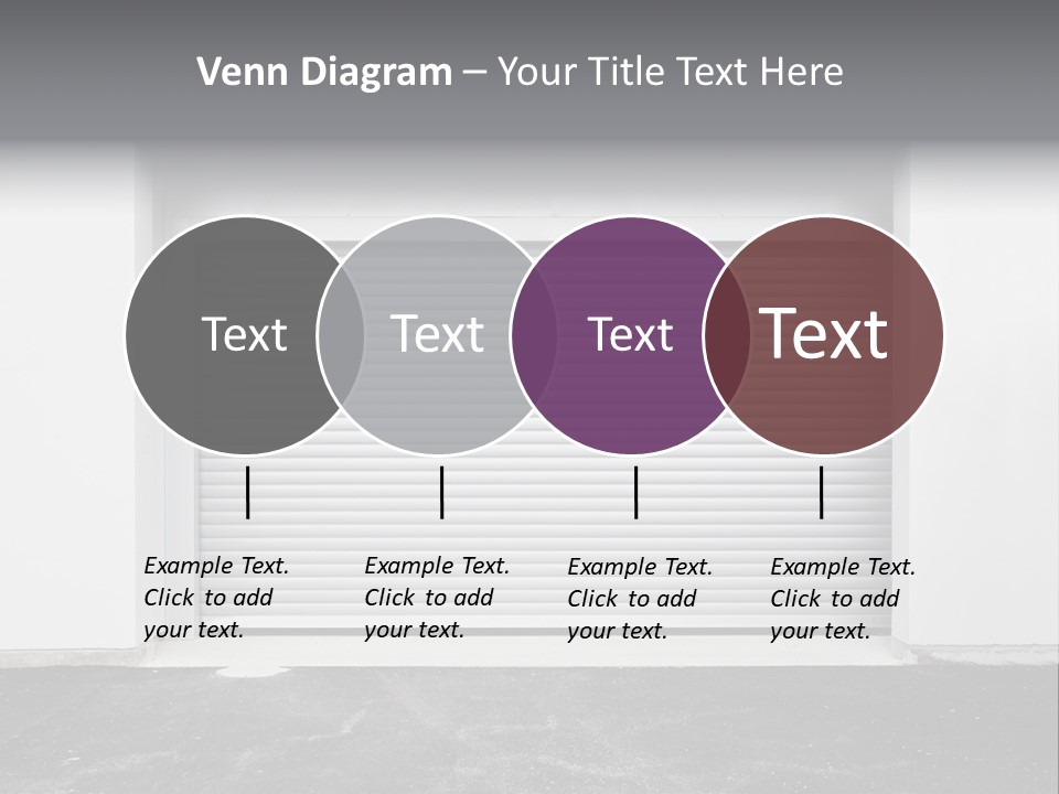 Panel Asphalt Cement PowerPoint Template