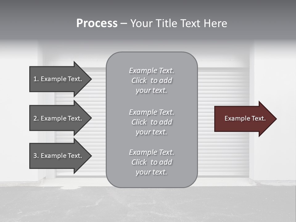 Panel Asphalt Cement PowerPoint Template