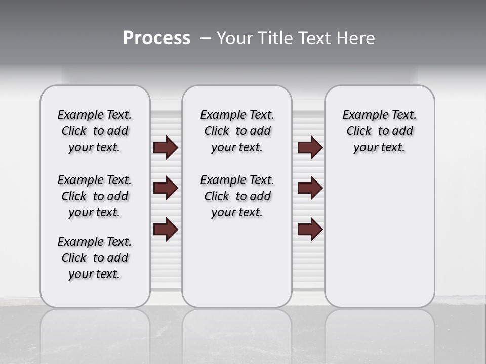 Panel Asphalt Cement PowerPoint Template