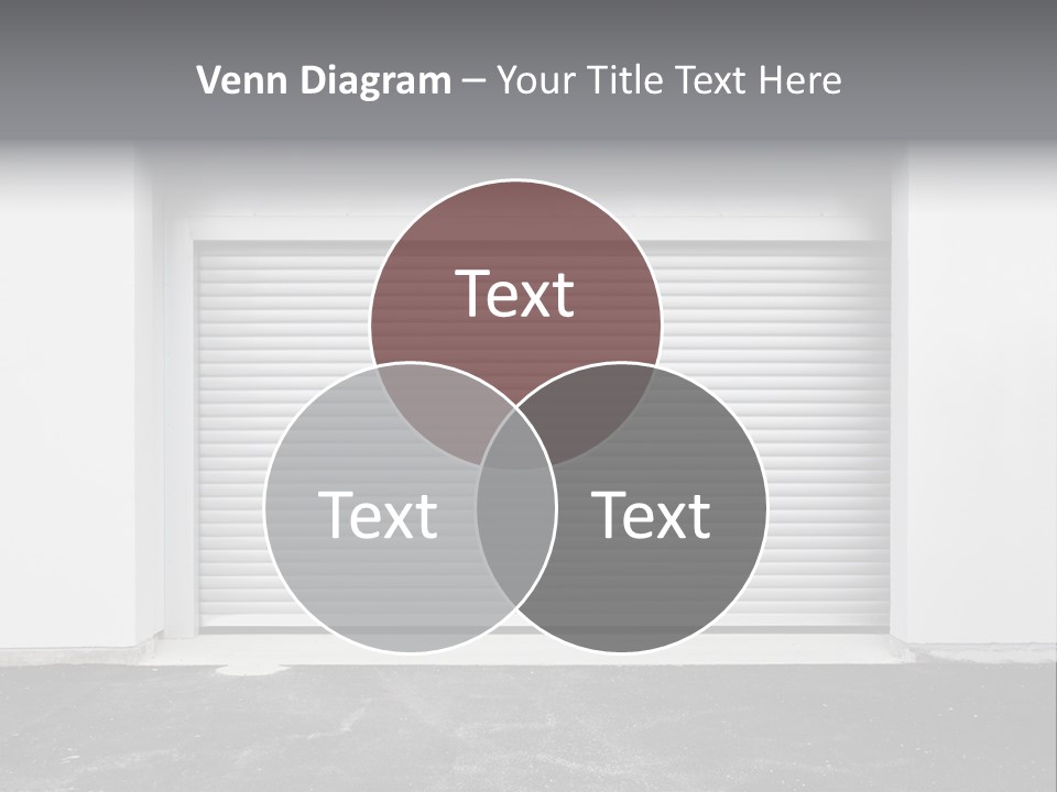 Panel Asphalt Cement PowerPoint Template