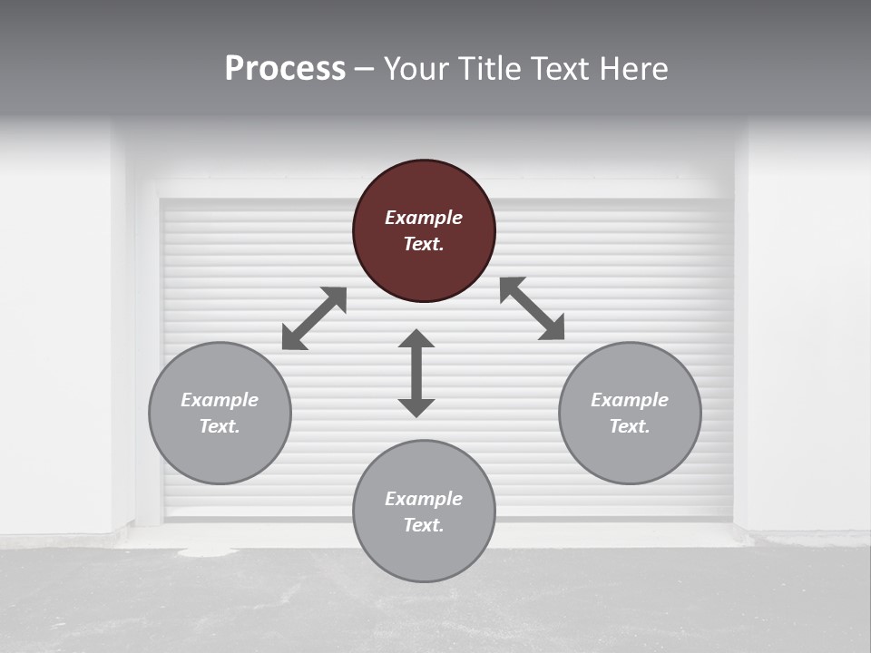 Panel Asphalt Cement PowerPoint Template