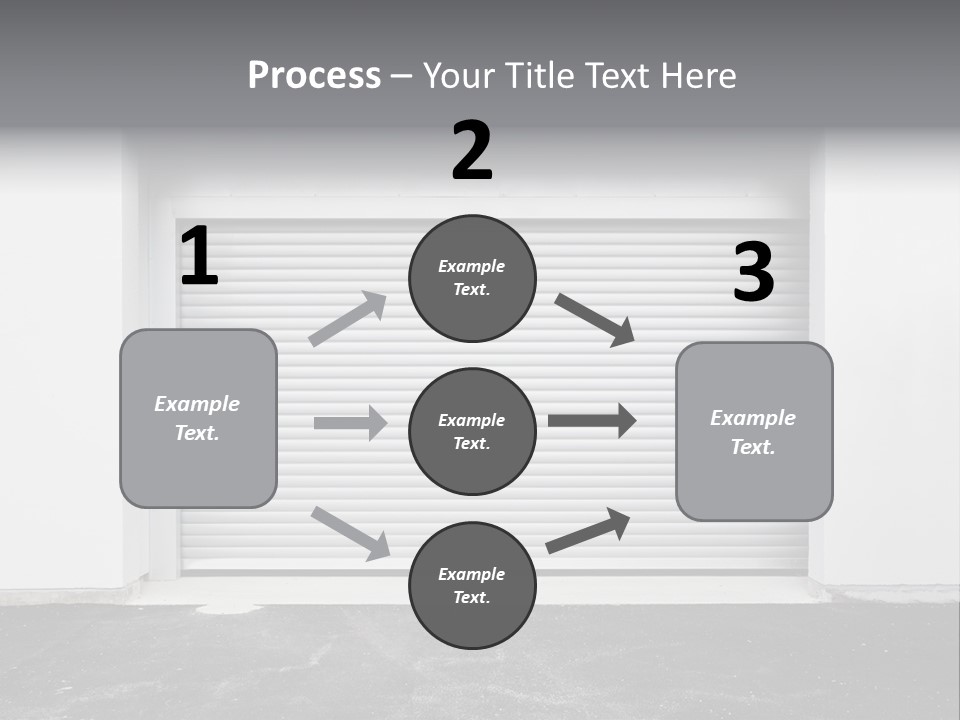 Panel Asphalt Cement PowerPoint Template