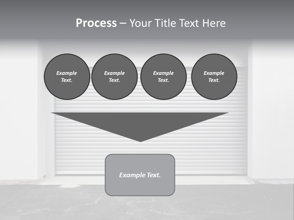 Panel Asphalt Cement PowerPoint Template