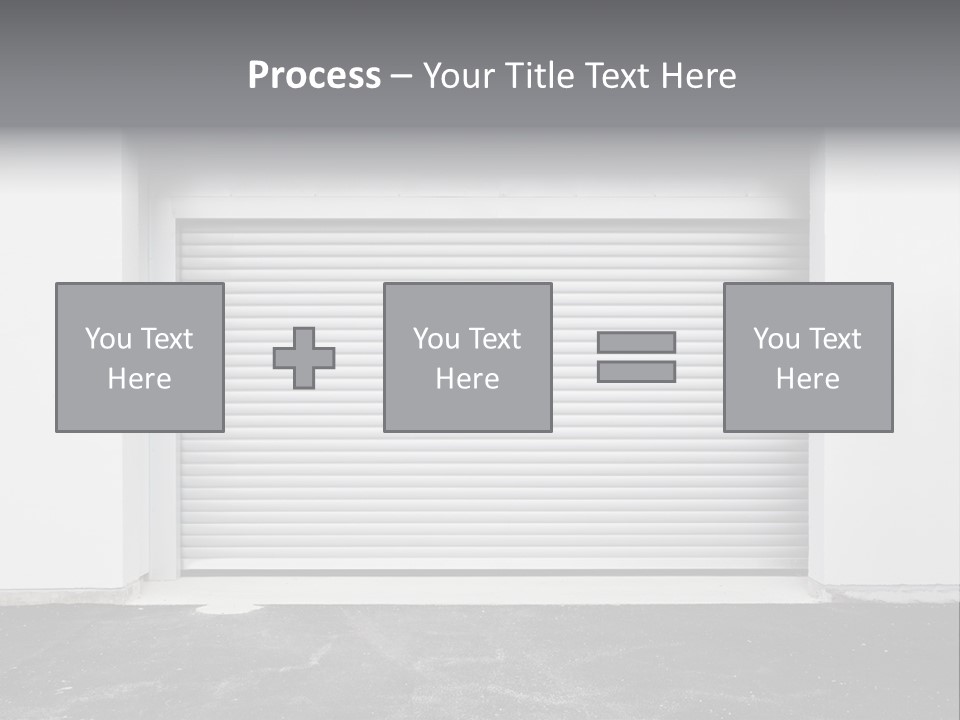 Panel Asphalt Cement PowerPoint Template