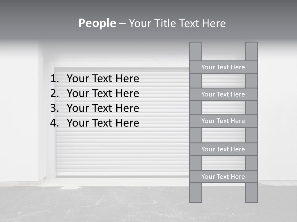 Panel Asphalt Cement PowerPoint Template