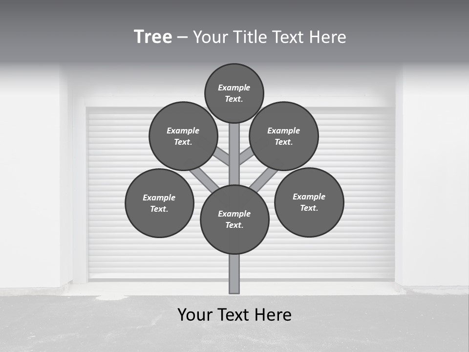 Panel Asphalt Cement PowerPoint Template