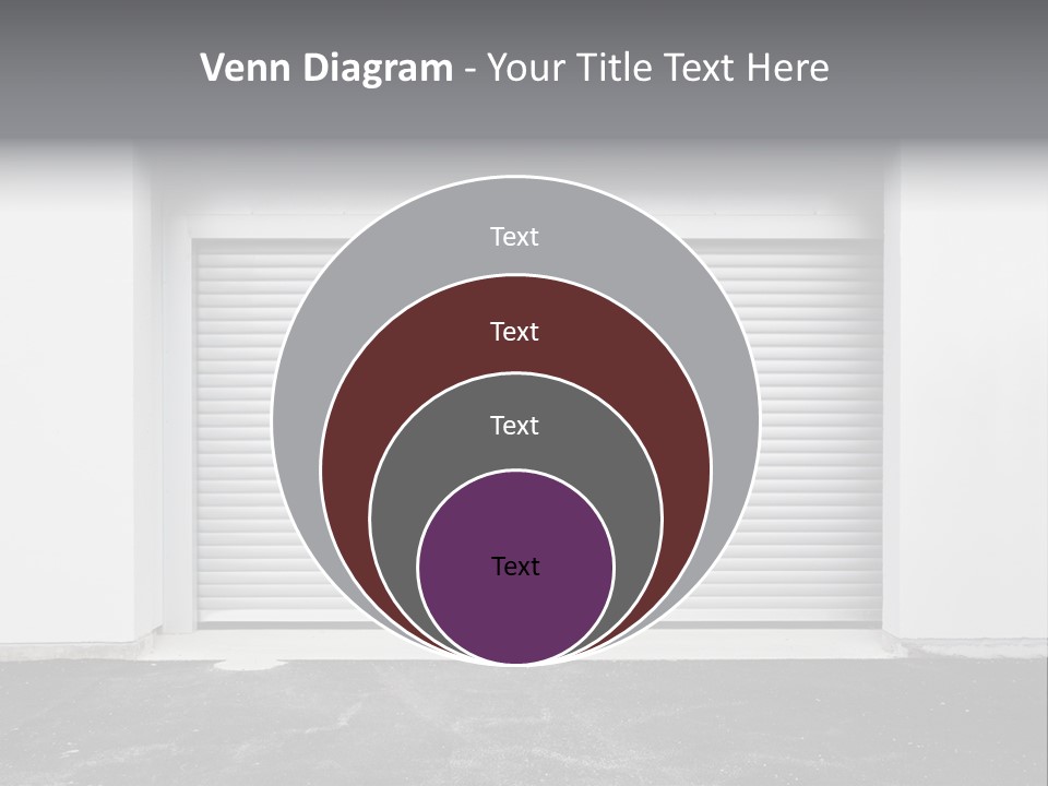 Panel Asphalt Cement PowerPoint Template