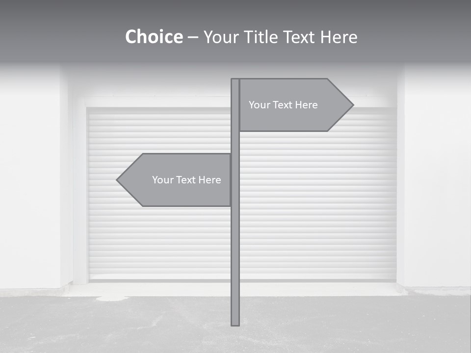 Panel Asphalt Cement PowerPoint Template