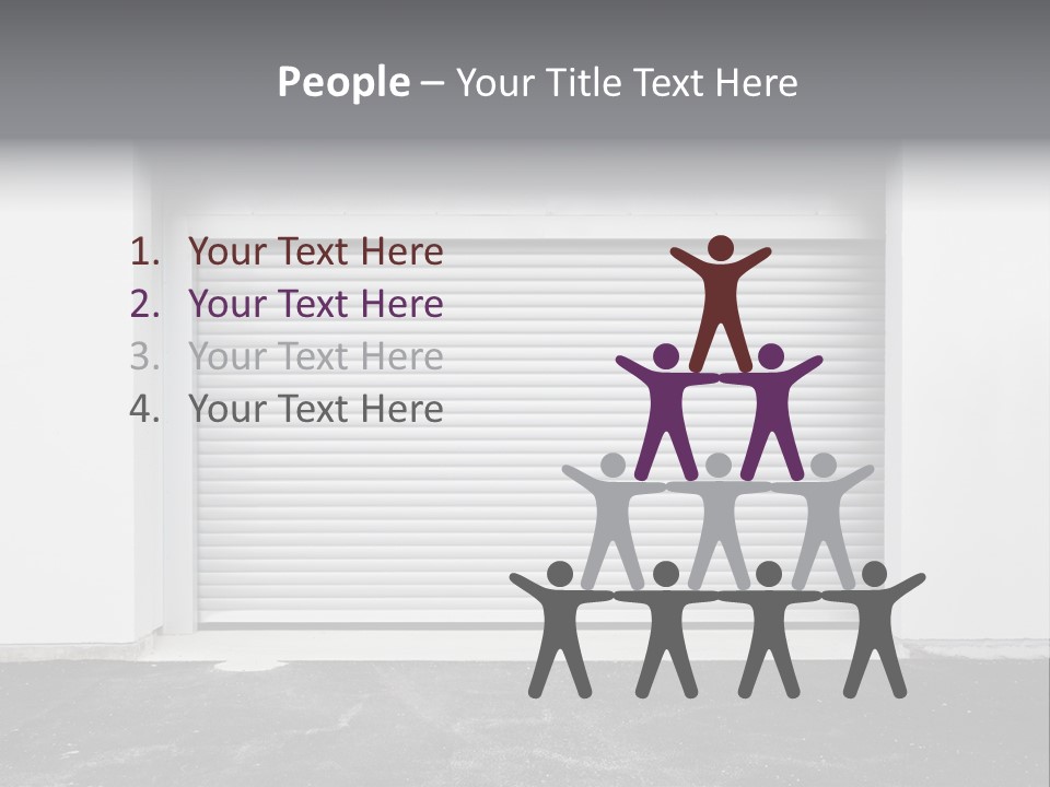 Panel Asphalt Cement PowerPoint Template