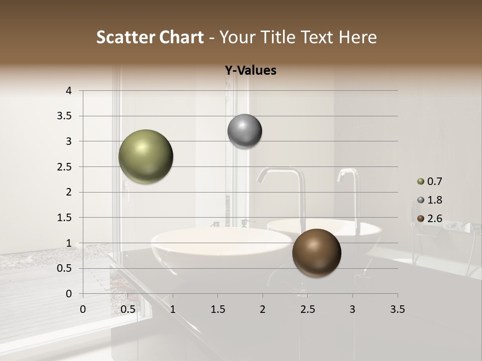 Bathroom Furniture Tiled PowerPoint Template