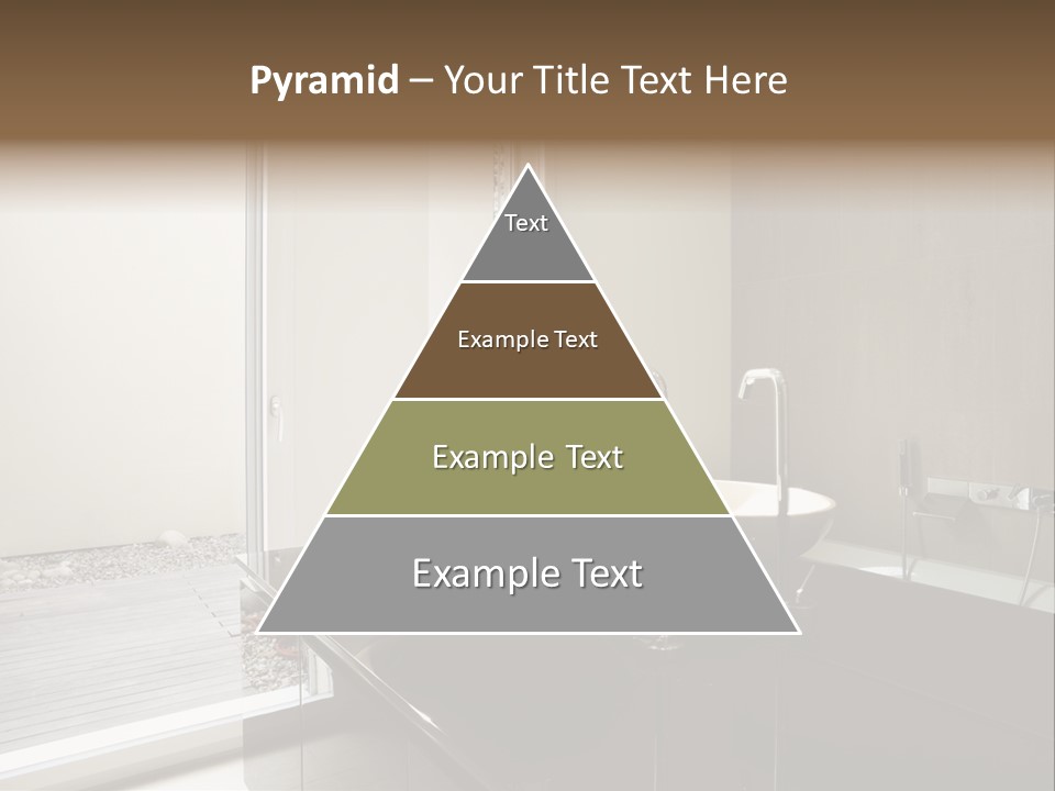 Bathroom Furniture Tiled PowerPoint Template