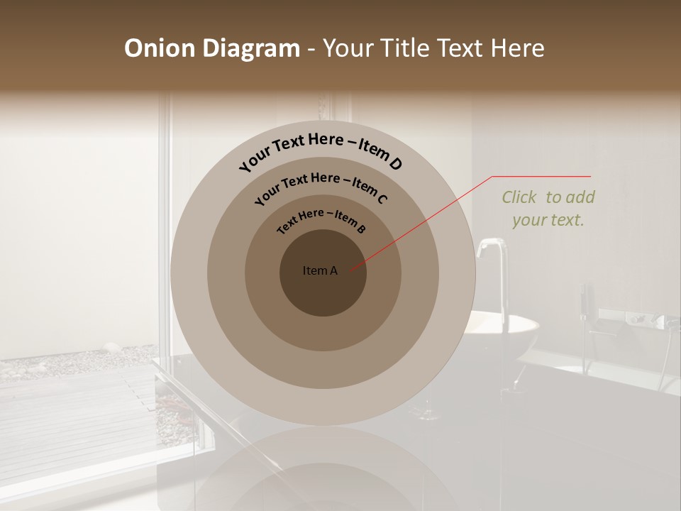 Bathroom Furniture Tiled PowerPoint Template