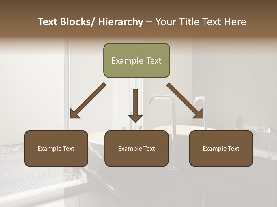 Bathroom Furniture Tiled PowerPoint Template