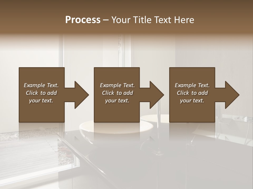 Bathroom Furniture Tiled PowerPoint Template