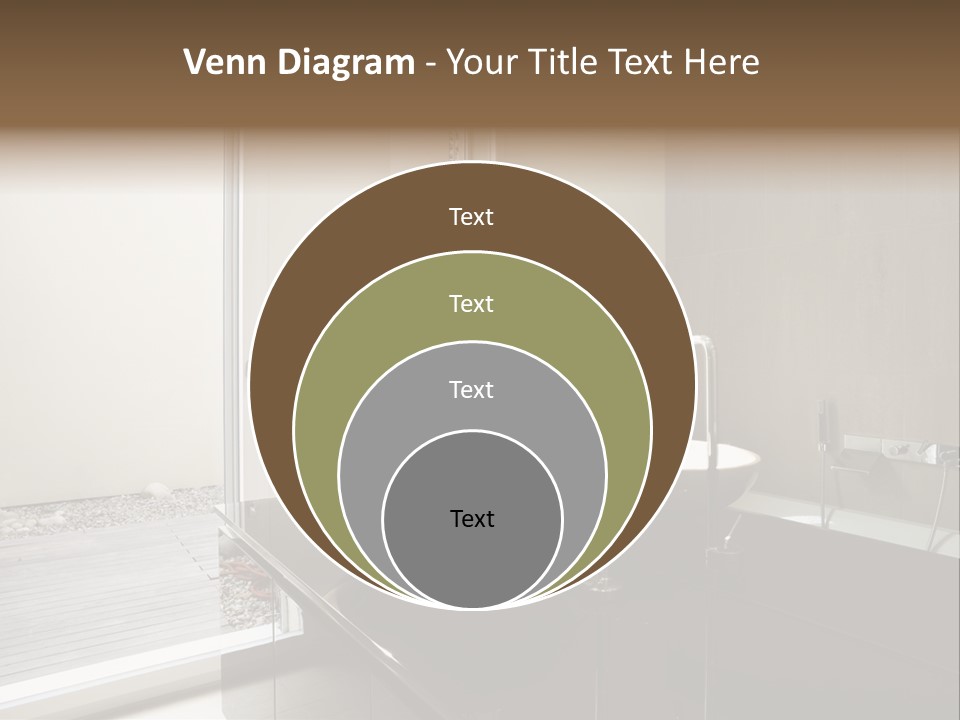 Bathroom Furniture Tiled PowerPoint Template