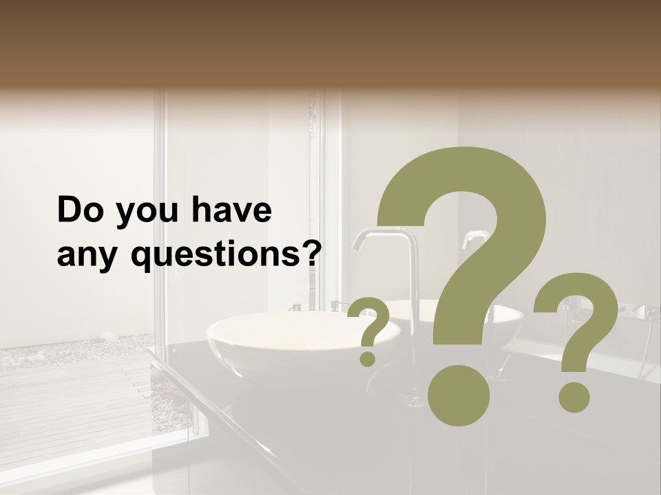 Bathroom Furniture Tiled PowerPoint Template