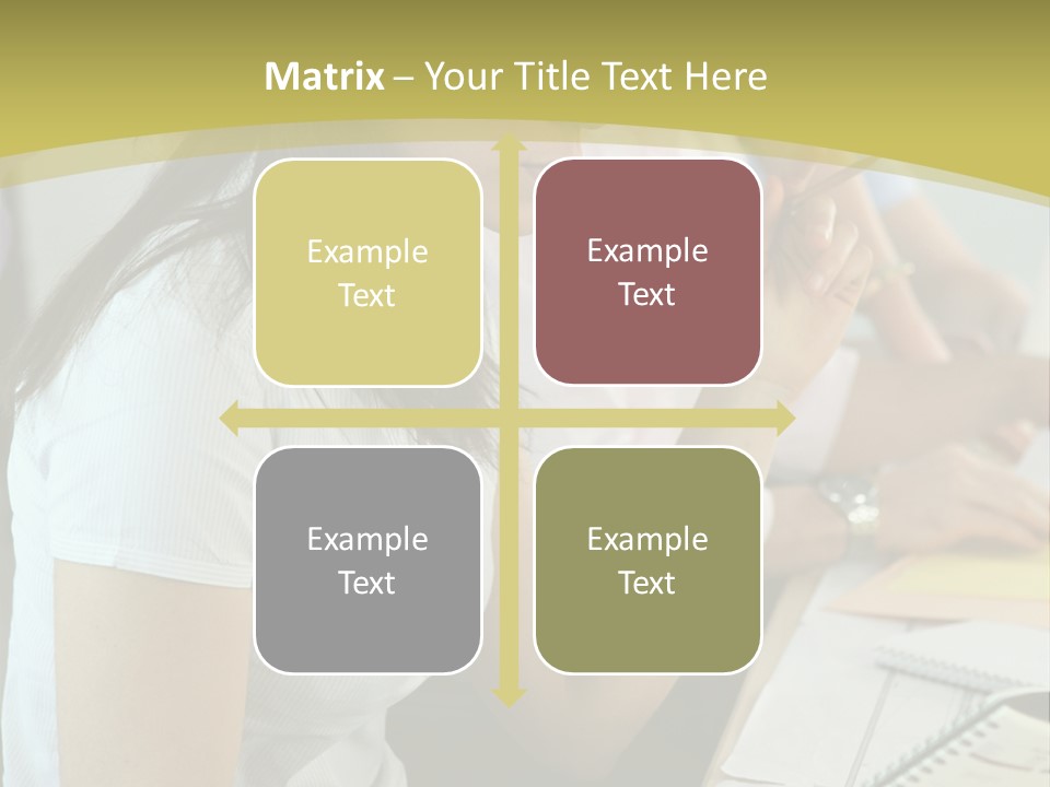 Teacher Women Study PowerPoint Template
