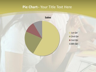 Teacher Women Study PowerPoint Template