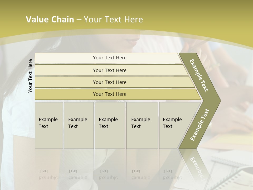 Teacher Women Study PowerPoint Template