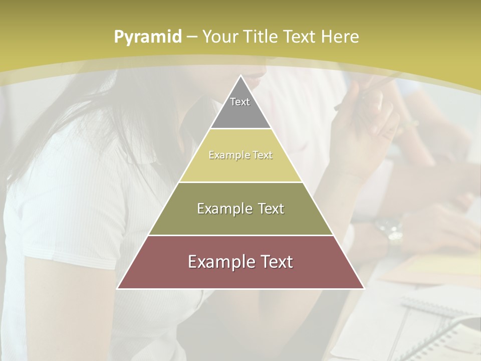 Teacher Women Study PowerPoint Template