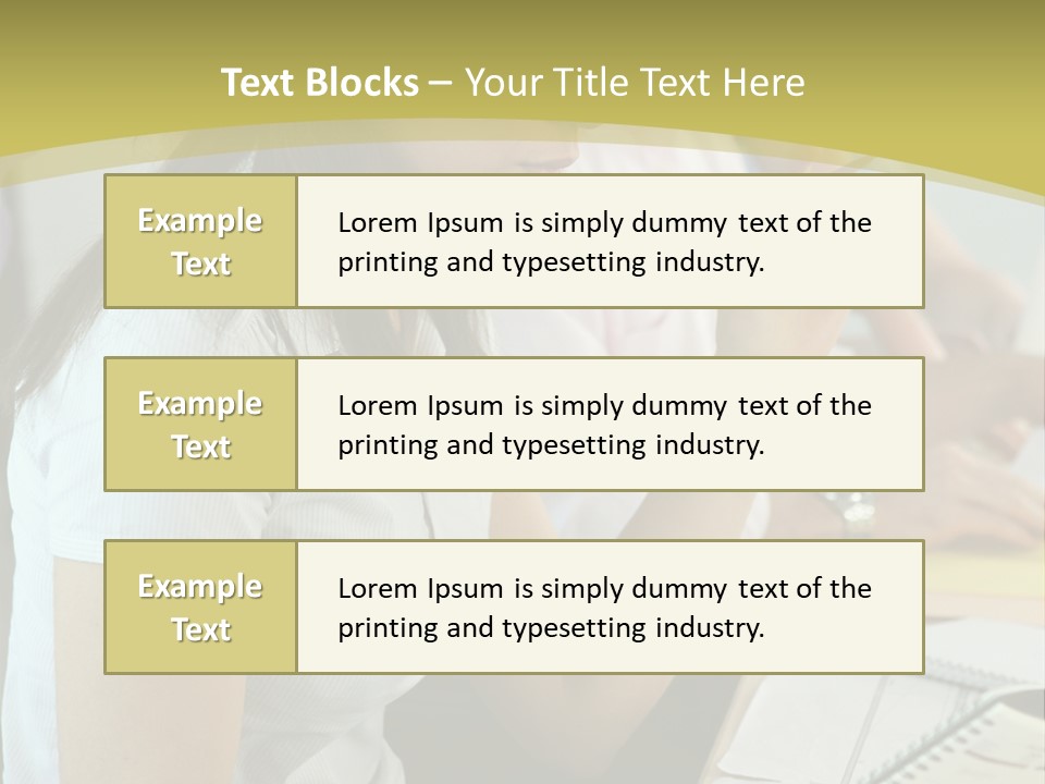 Teacher Women Study PowerPoint Template