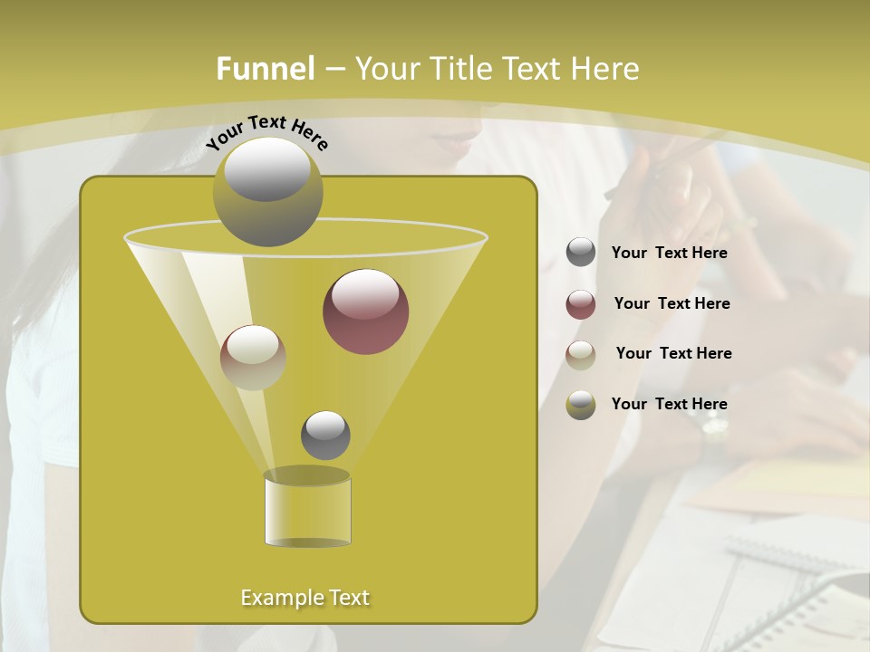 Teacher Women Study PowerPoint Template