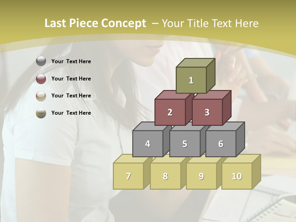 Teacher Women Study PowerPoint Template