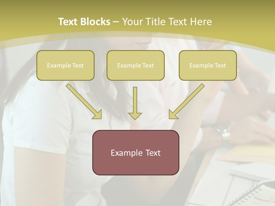 Teacher Women Study PowerPoint Template