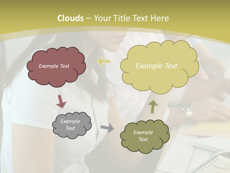 Teacher Women Study PowerPoint Template