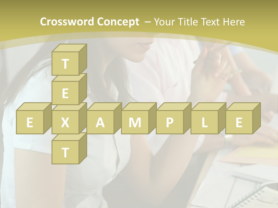 Teacher Women Study PowerPoint Template