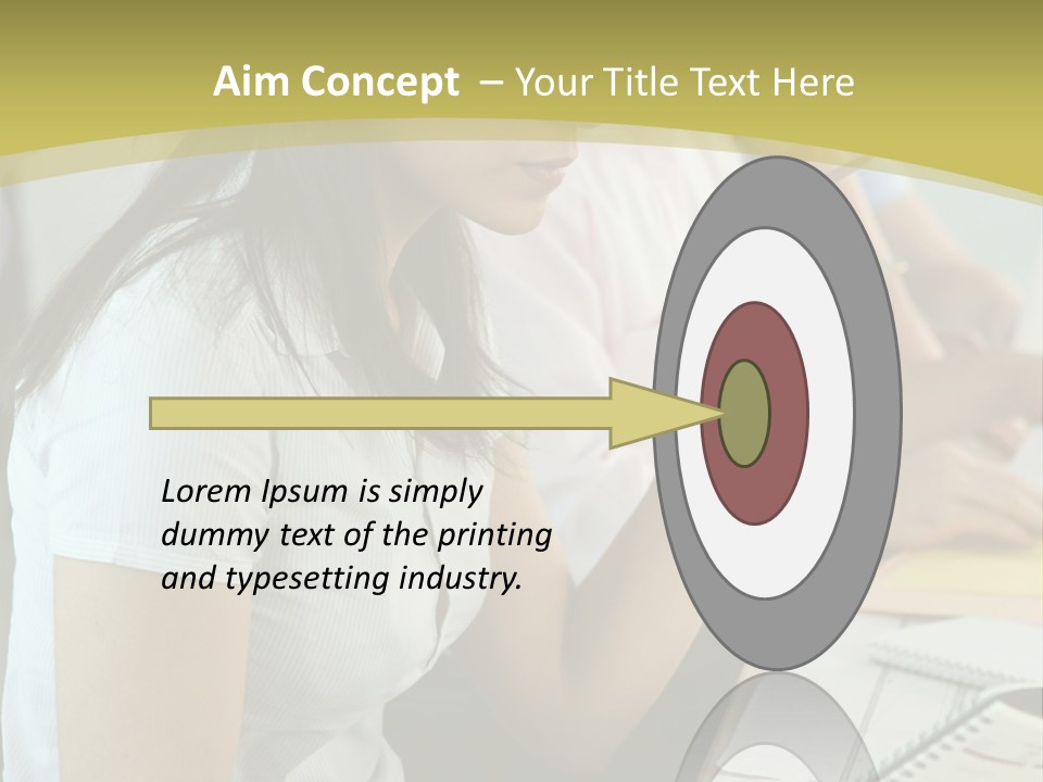 Teacher Women Study PowerPoint Template