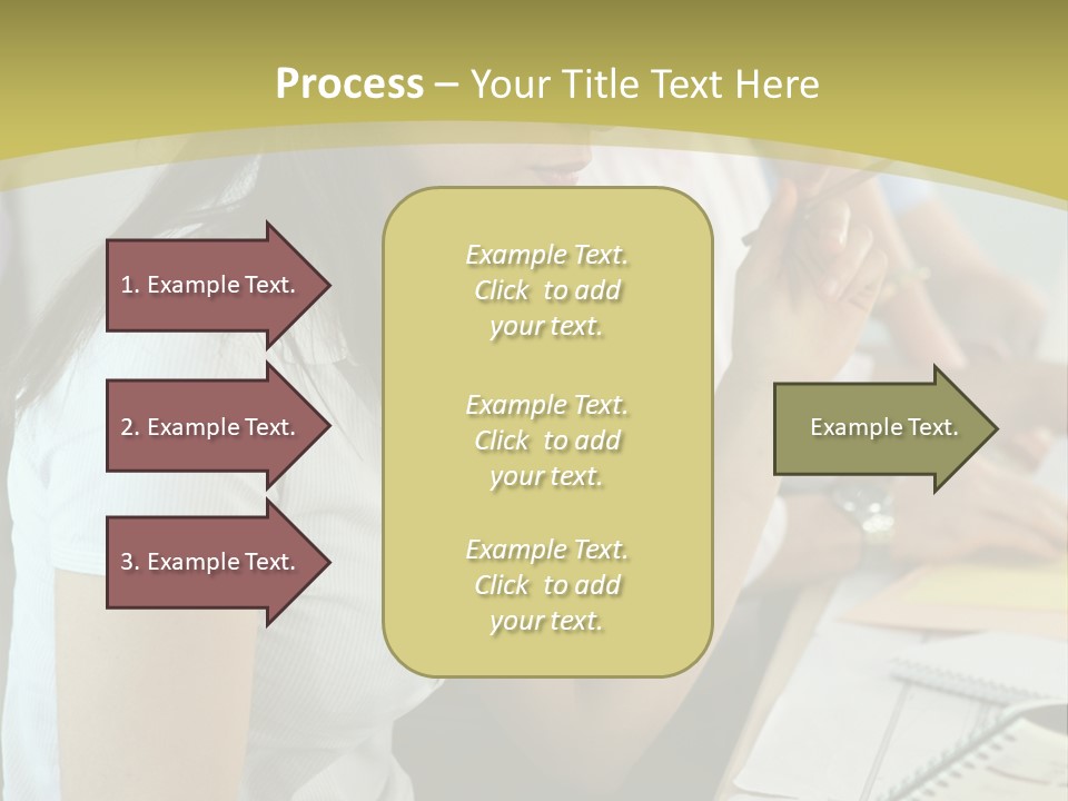 Teacher Women Study PowerPoint Template