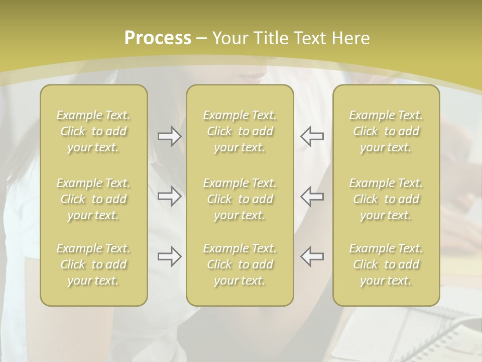 Teacher Women Study PowerPoint Template