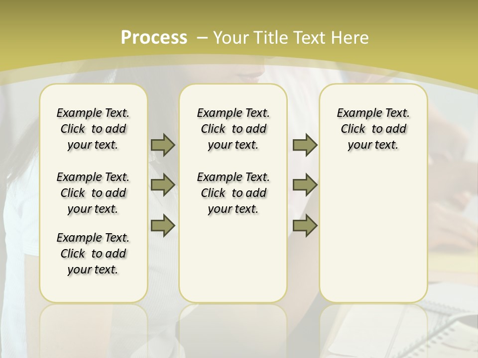 Teacher Women Study PowerPoint Template