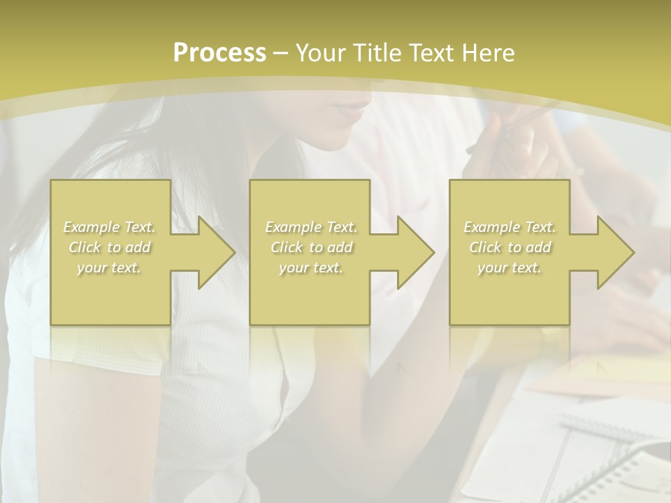 Teacher Women Study PowerPoint Template