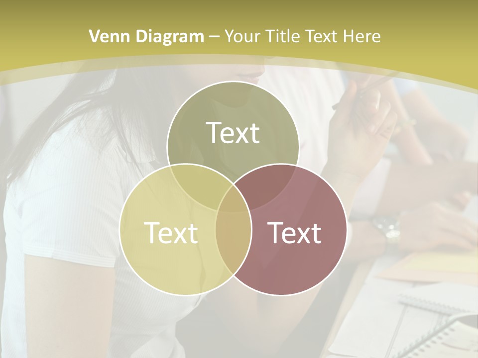 Teacher Women Study PowerPoint Template