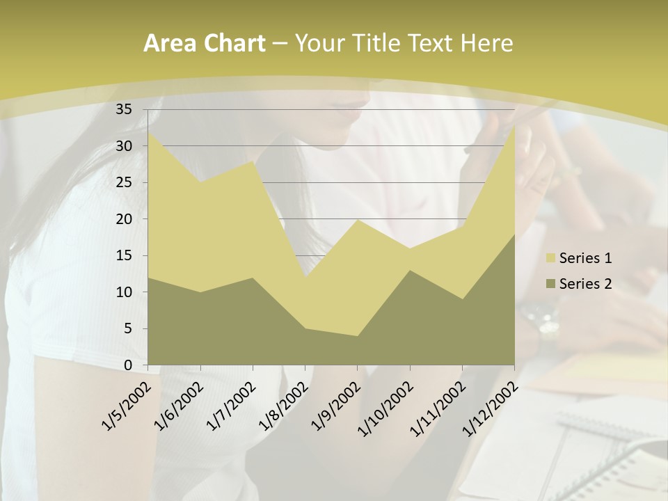 Teacher Women Study PowerPoint Template