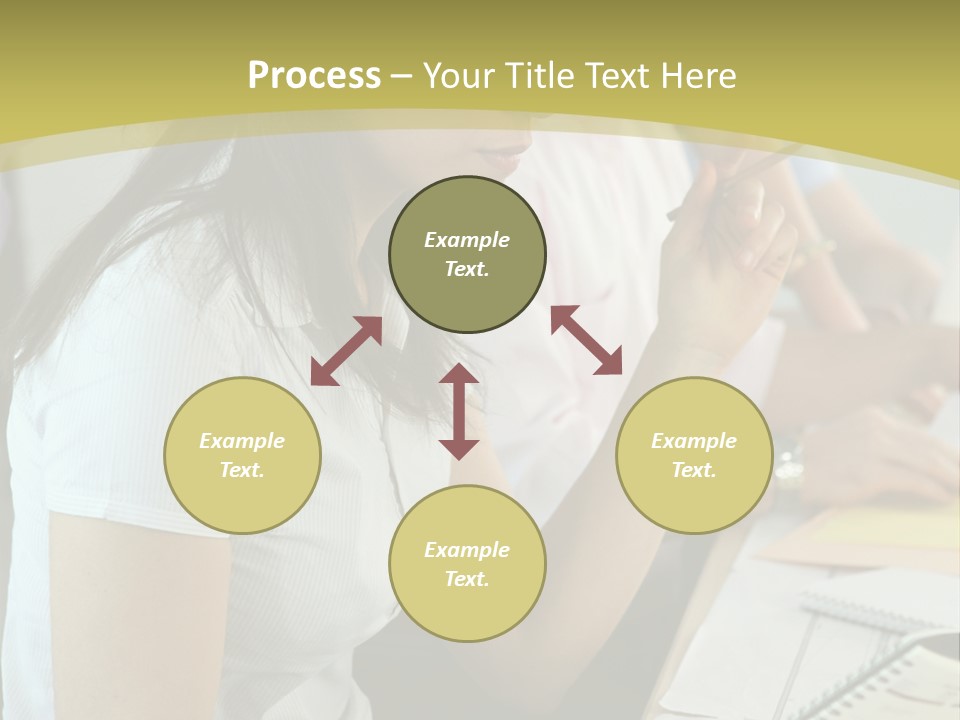 Teacher Women Study PowerPoint Template