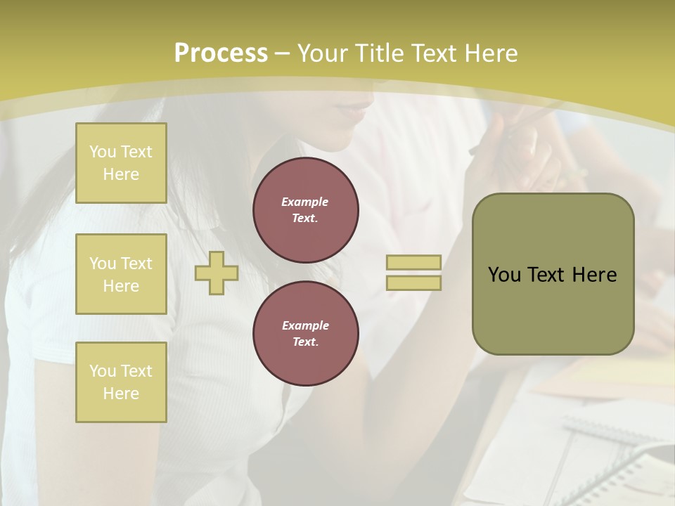 Teacher Women Study PowerPoint Template