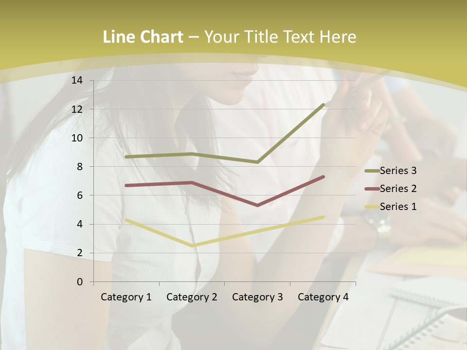 Teacher Women Study PowerPoint Template