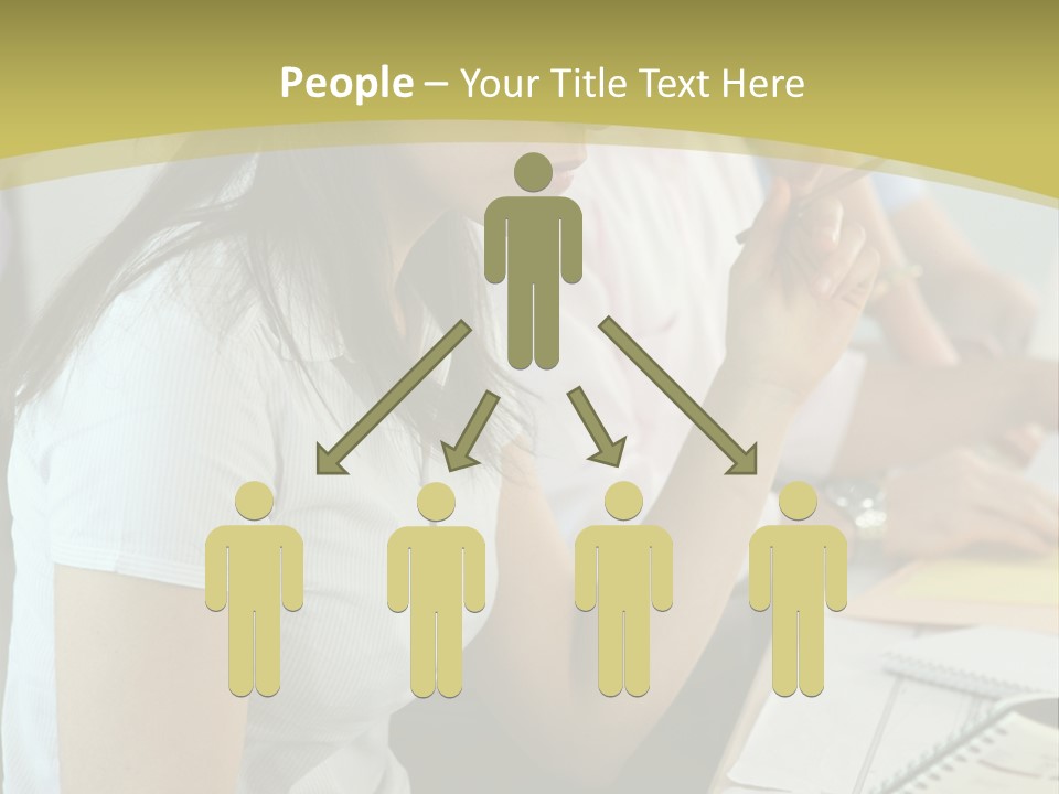 Teacher Women Study PowerPoint Template