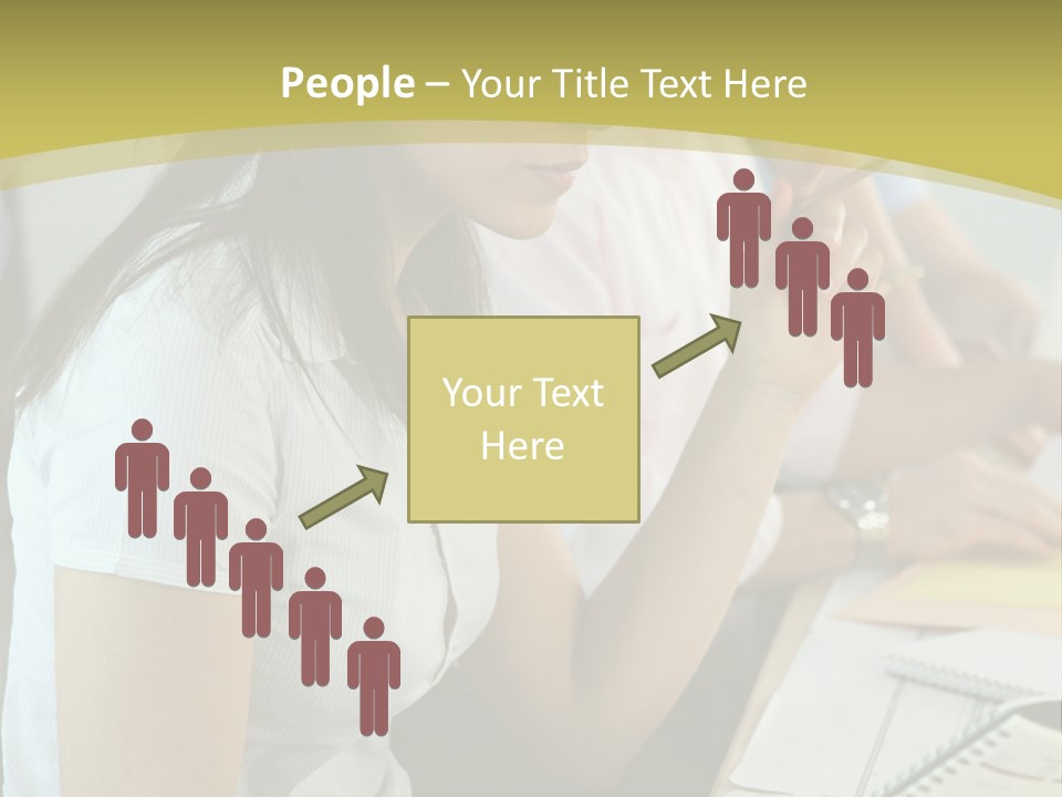 Teacher Women Study PowerPoint Template