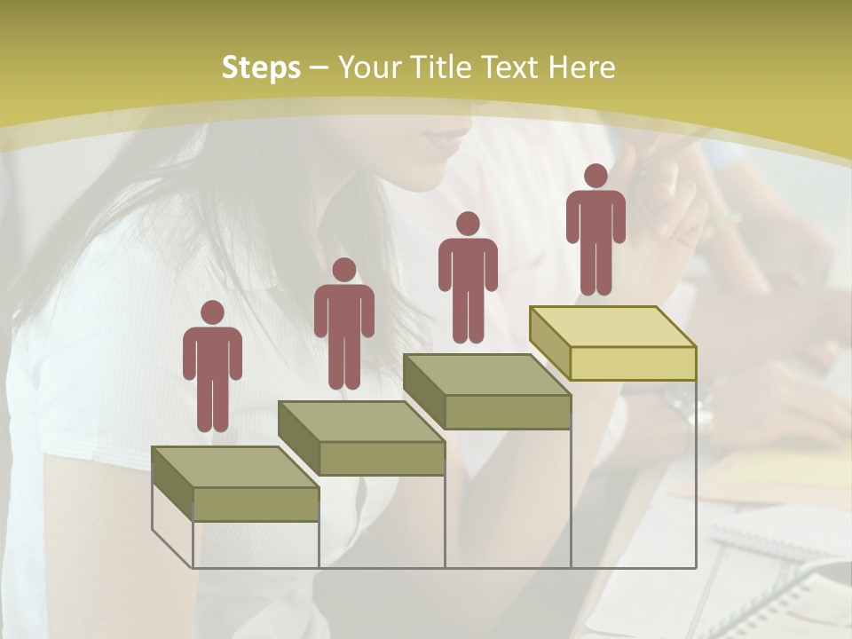 Teacher Women Study PowerPoint Template