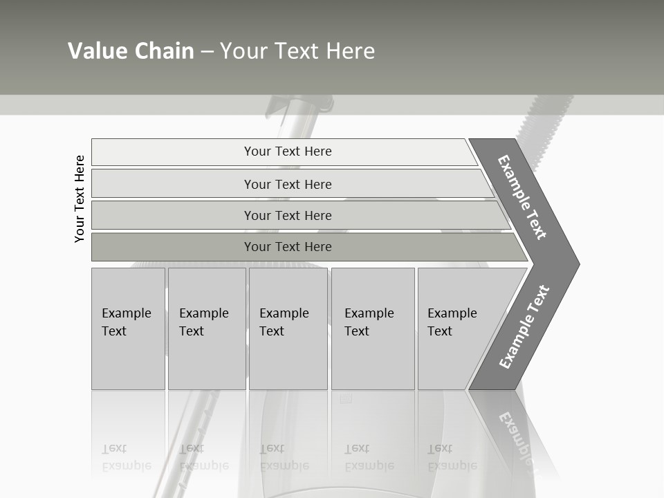 A Silver And Black Vacuum Cleaner On A Table PowerPoint Template