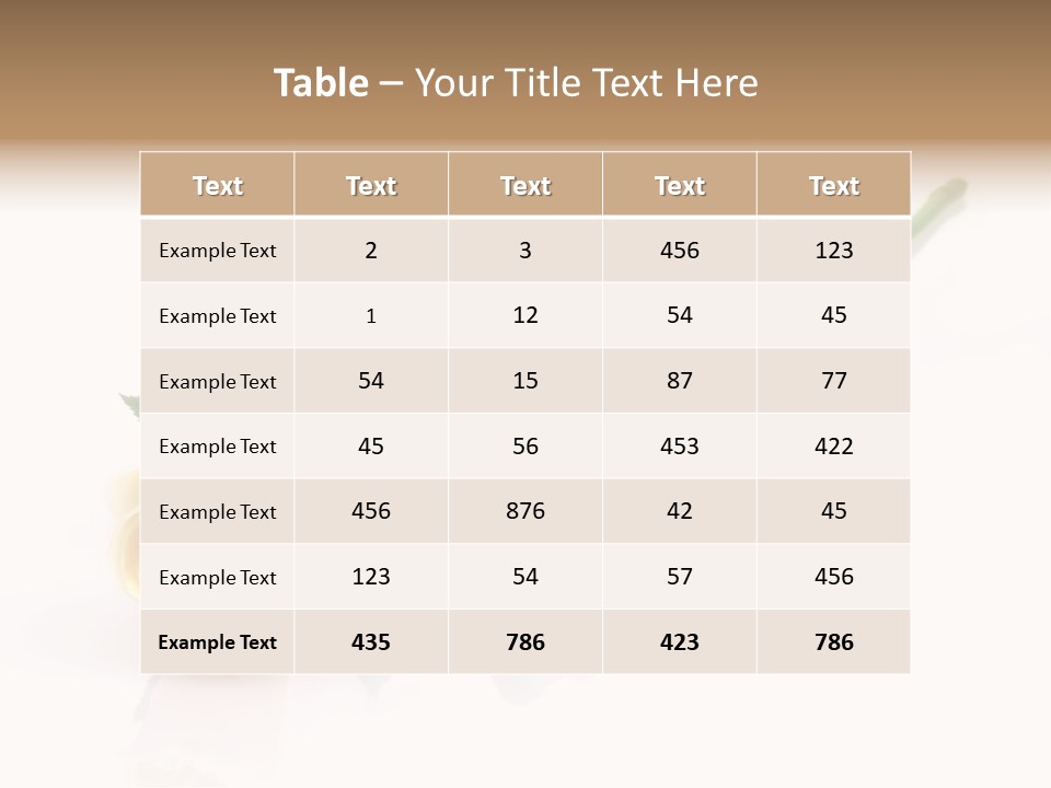 Beauty Soft Fresh PowerPoint Template