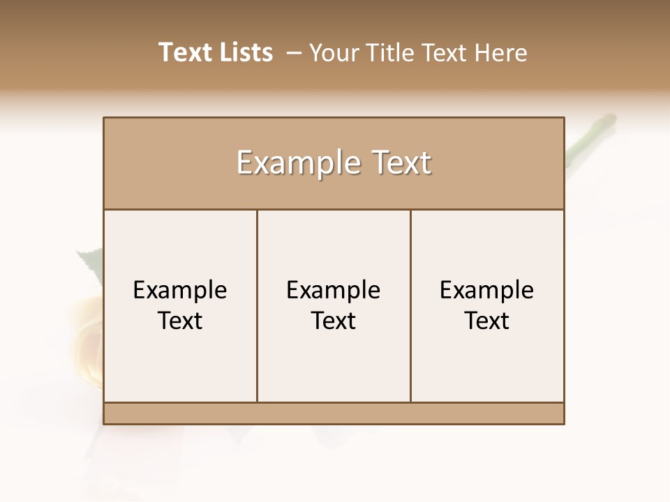 Beauty Soft Fresh PowerPoint Template